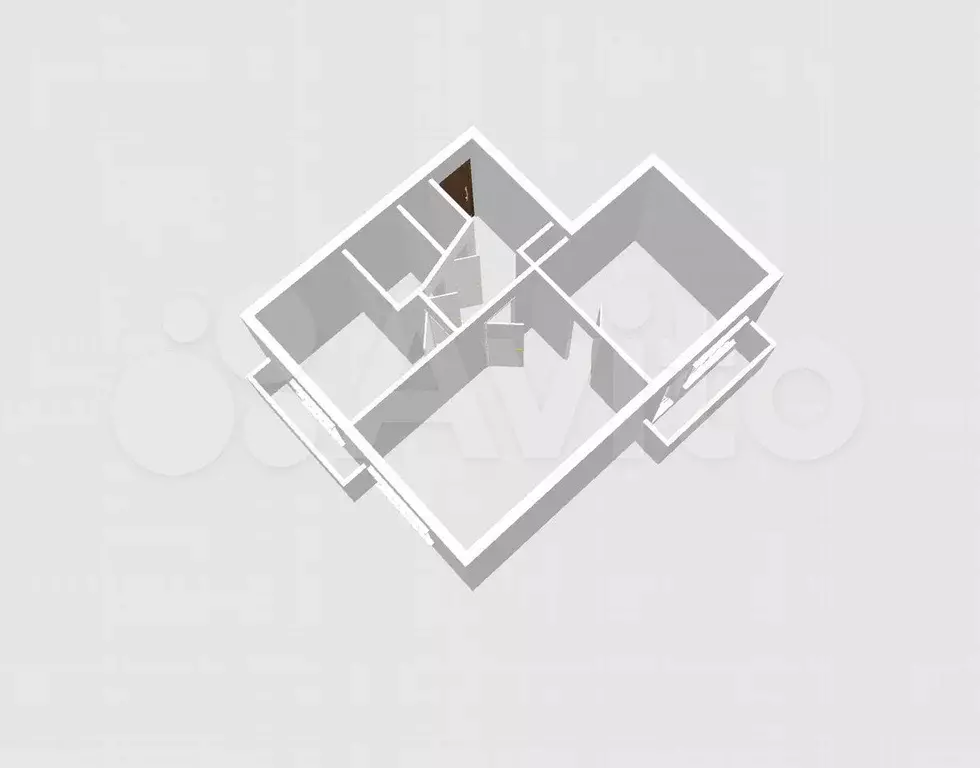 2-к. квартира, 42,3 м, 5/5 эт. - Фото 1