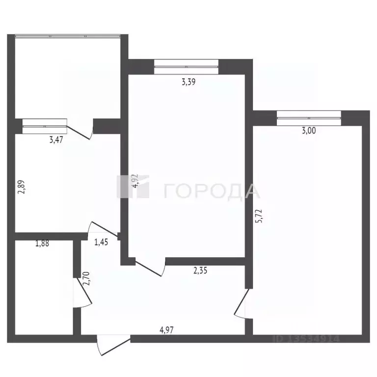 2-к кв. Алтайский край, Барнаул Приречная ул., 2А (59.0 м) - Фото 2