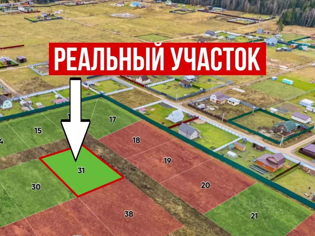 Участок в Московская область, Можайский муниципальный округ, Форест ... - Фото 1