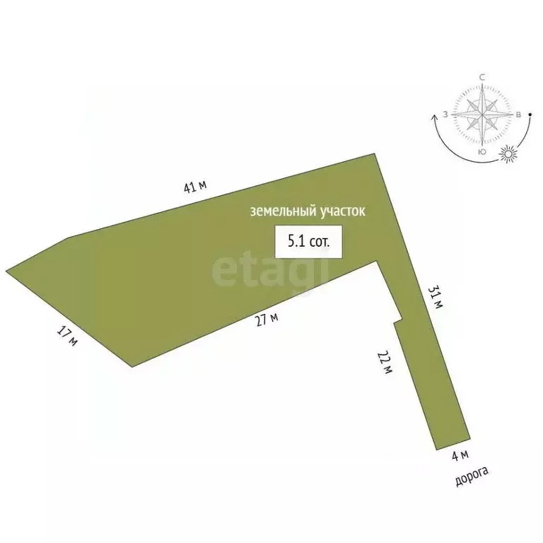 Участок в Ростовская область, Ростов-на-Дону Лермонтовская ул. (5.1 ... - Фото 1