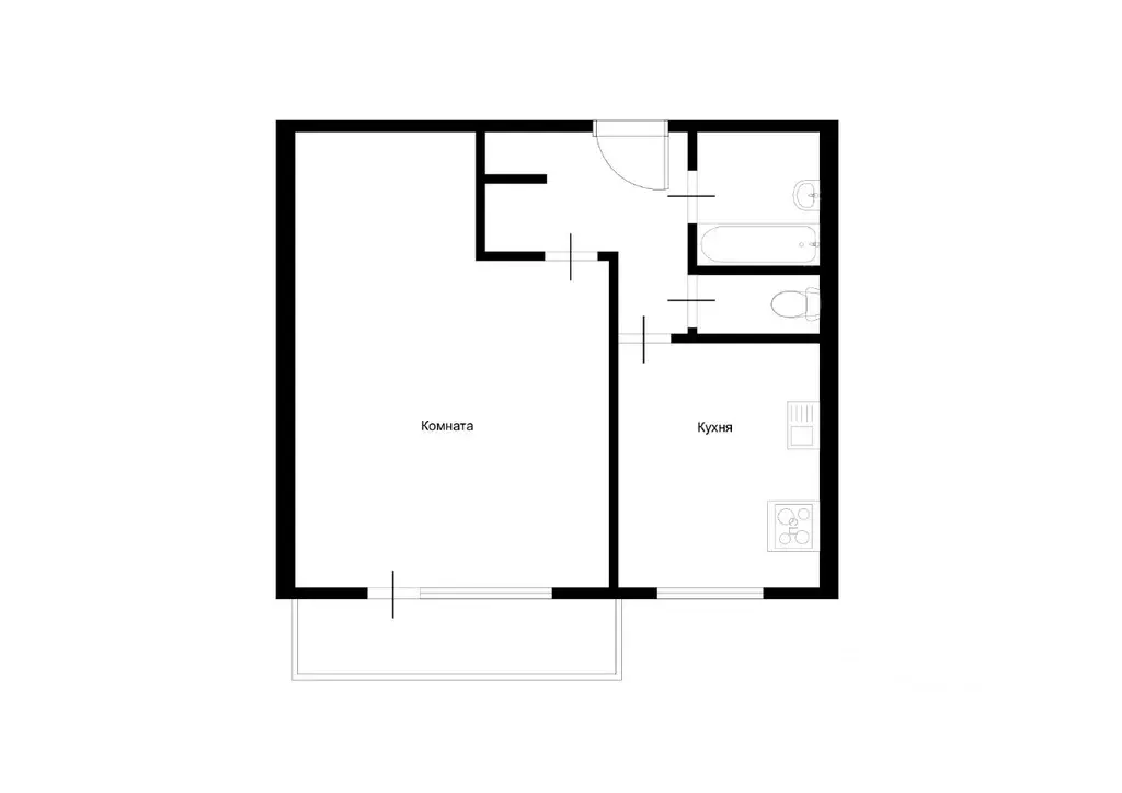 1-к кв. Москва Новочеркасский бул., 25 (39.0 м) - Фото 1