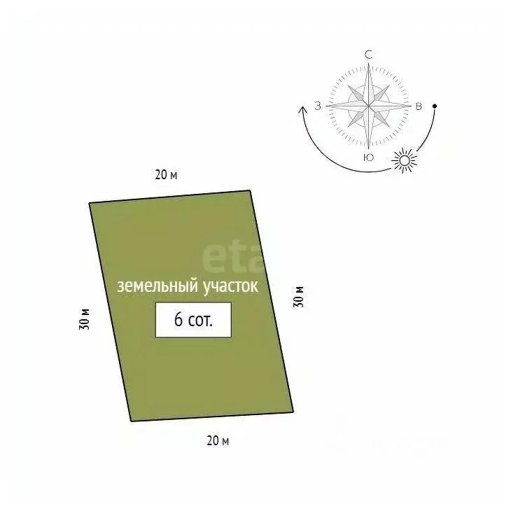 Участок в Красноярский край, Сосновоборский муниципальный округ, с. ... - Фото 2