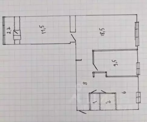 3-к кв. Ярославская область, Ярославль Тутаевское ш., 35к2 (58.8 м) - Фото 2