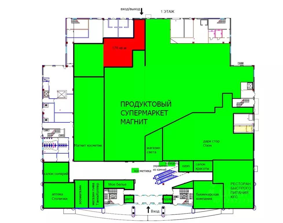 Помещение свободного назначения в Санкт-Петербург просп. Маршала ... - Фото 2
