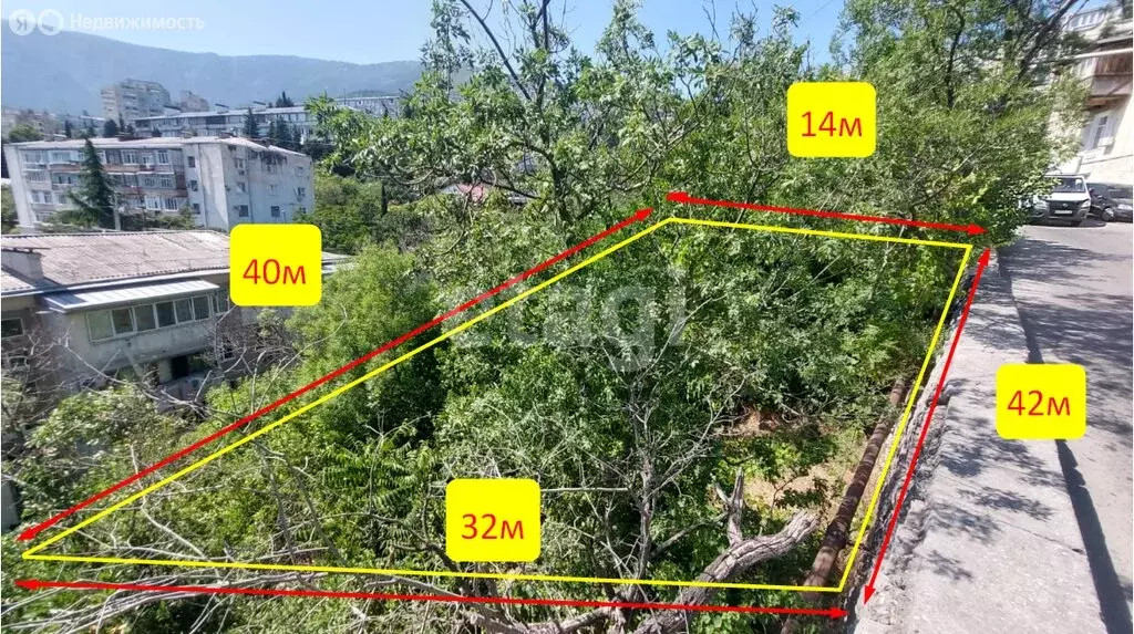 Участок в Ялта, улица Чернова (10 м) - Фото 0