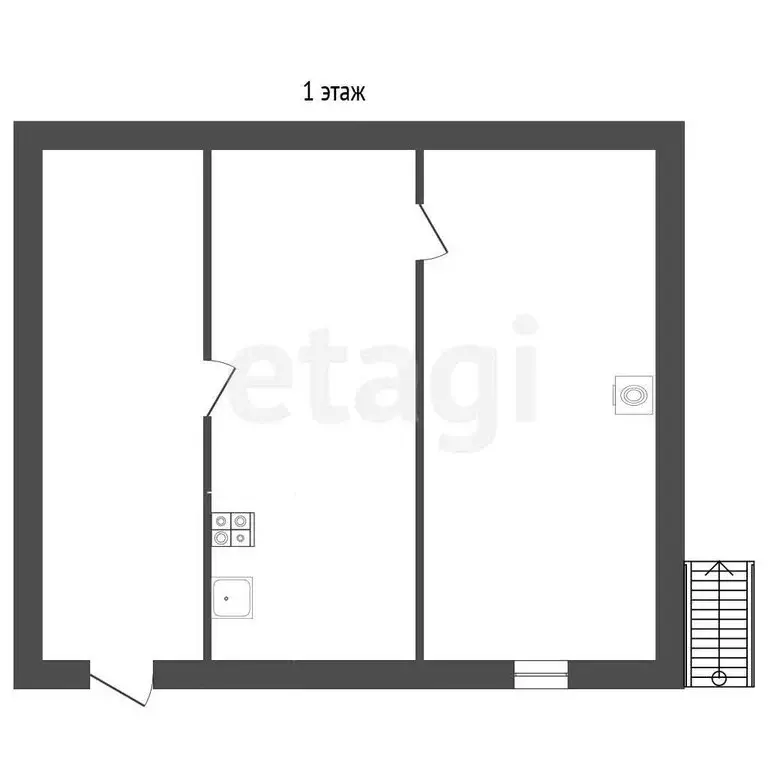 Дом в Урванский район, село Урвань (81.2 м) - Фото 1