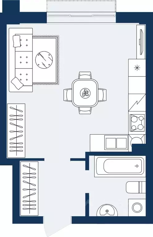 Студия Дагестан, Махачкала Ипподром мкр,  (30.31 м) - Фото 1