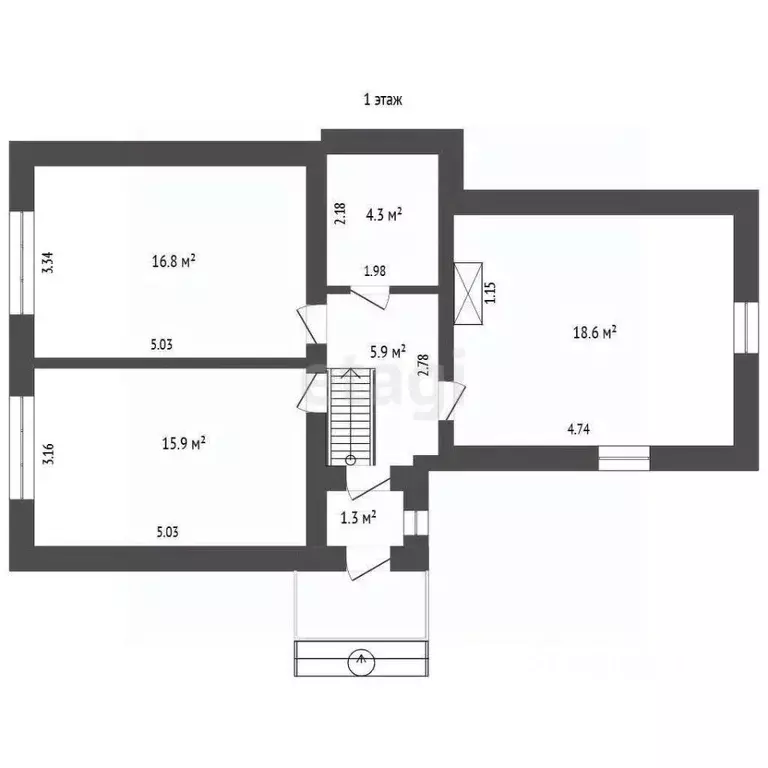 Дом в Тюменская область, Тюмень Парфеново мкр, ул. Есенина (132 м) - Фото 2