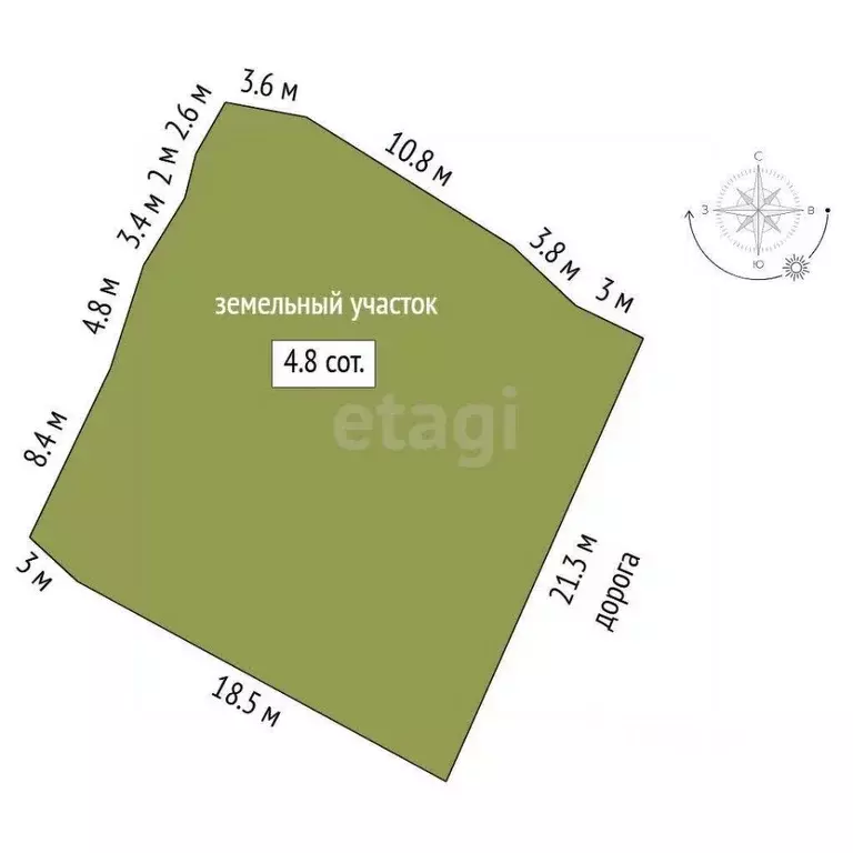 Участок в Тюменская область, Исетский муниципальный округ, с. Шорохово ... - Фото 1