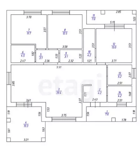 Дом в Завьяловский район, ДП Ягульские Просторы, Мятная улица (134 м) - Фото 1