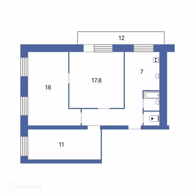 Продаётся 3-к квартира, 65.9 м - Фото 1