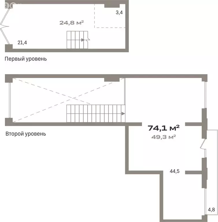 Помещение свободного назначения (74.1 м) - Фото 1