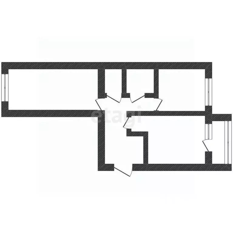 2-к кв. Приморский край, Артем ул. Гагарина, 139 (48.4 м) - Фото 1