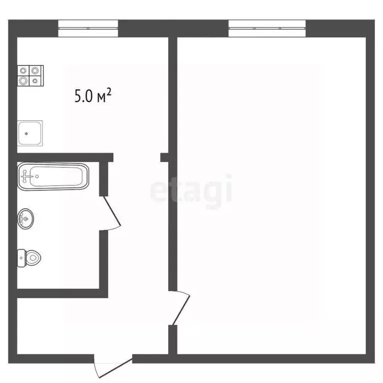 1-к кв. москва беговая ул, 10 (36.6 м) - Фото 1