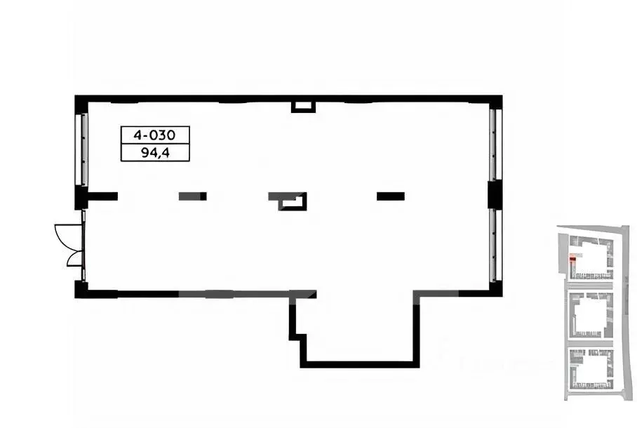 Помещение свободного назначения в Москва Деснаречье жилой комплекс, ... - Фото 2