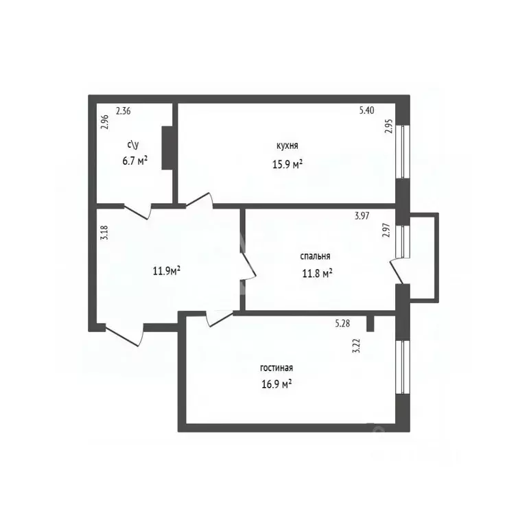 2-к кв. Дагестан, Дербент ул. Владимира Ленина, 4 (64.0 м) - Фото 2