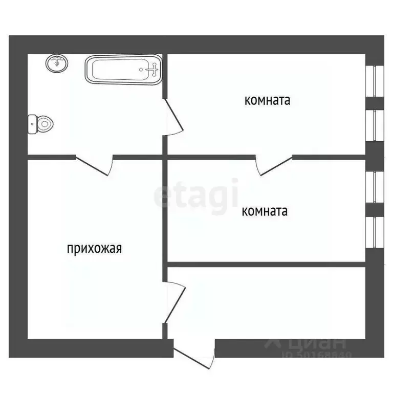 Дом в Саратовская область, Балашов Комсомольская ул., 24 (37 м) - Фото 2