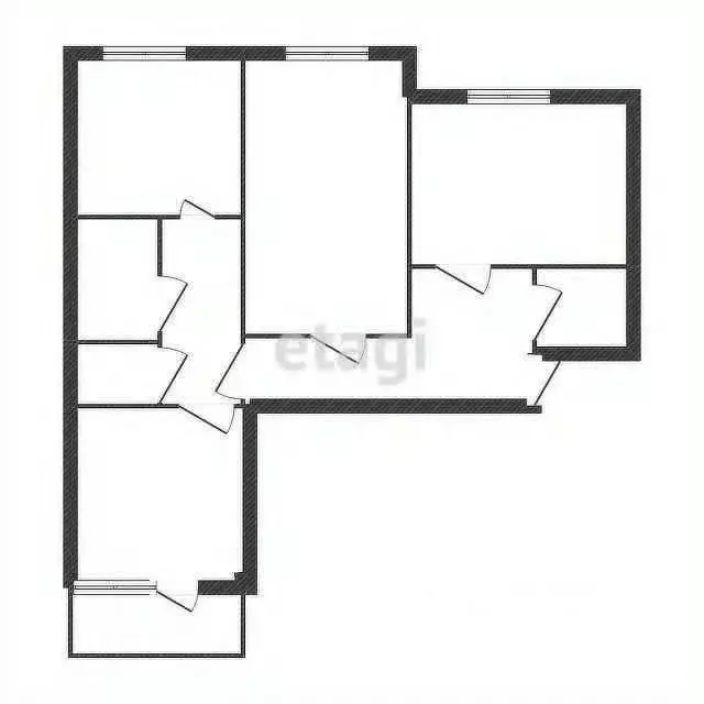 3-к кв. Белгородская область, Старый Оскол Восточный мкр, 2 (63.0 м) - Фото 2
