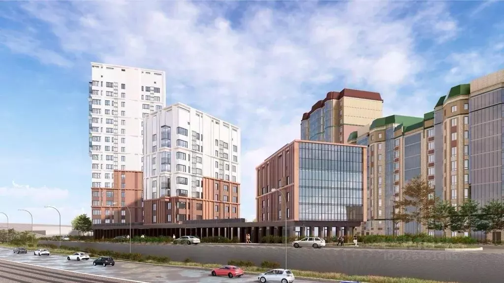 1-к кв. Татарстан, Казань ул. Баки Урманче, 4к4 (34.2 м) - Фото 1