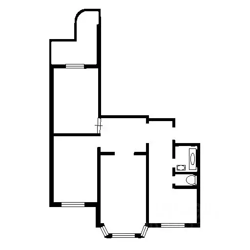 3-к кв. Москва ул. Полины Осипенко, 18К2 (76.6 м) - Фото 2