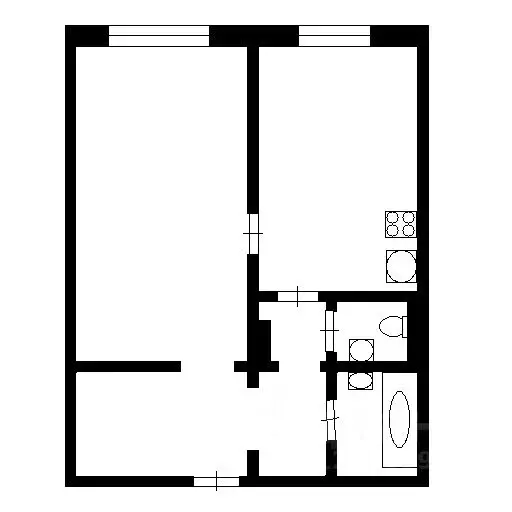 1-к кв. Красноярский край, Красноярск 9 Мая ул., 55 (45.0 м) - Фото 2