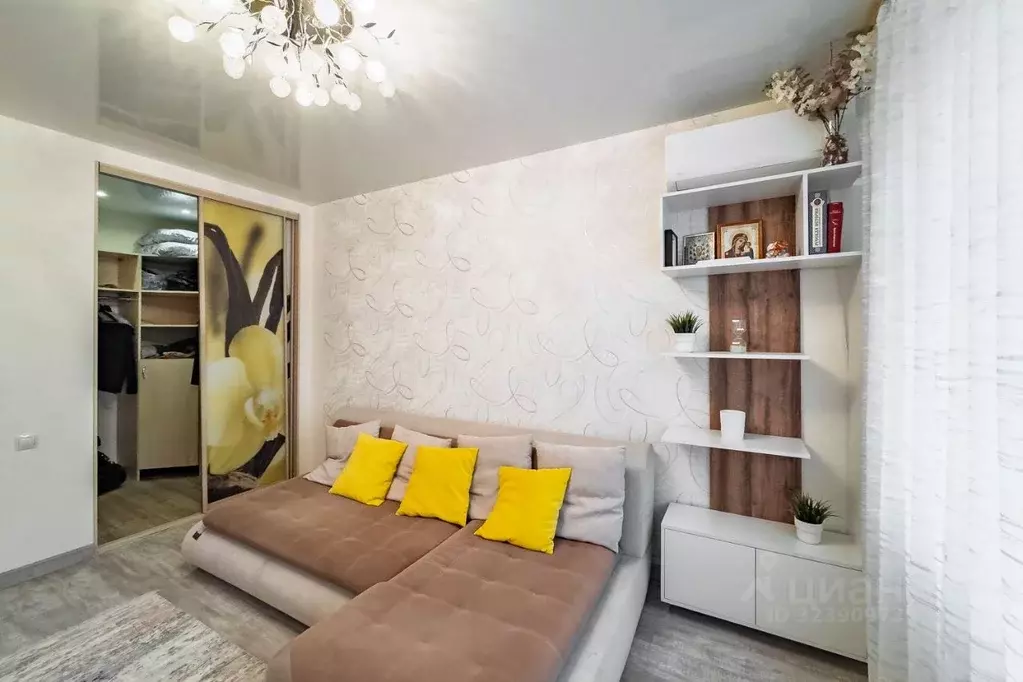 1-к кв. Ульяновская область, Ульяновск Верхнеполевая ул., 15 (35.4 м) - Фото 1