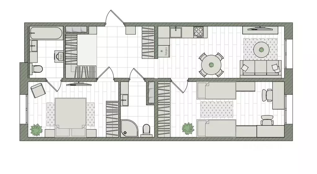 3-к кв. Кировская область, Киров бул. Прибрежный, 6 (69.4 м) - Фото 1
