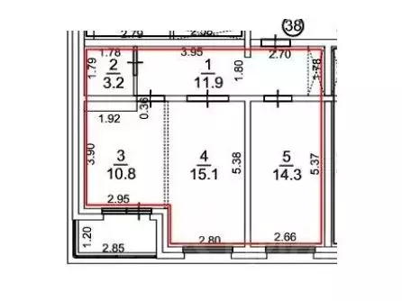2-к кв. Иркутская область, Иркутск ул. Щапова, 4/4 (58.7 м) - Фото 2