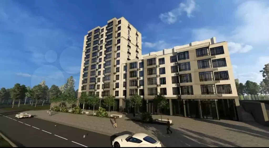 1-к. квартира, 60,6 м, 4/5 эт. - Фото 1
