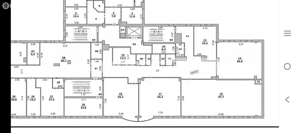 Помещение свободного назначения (46 м) - Фото 1