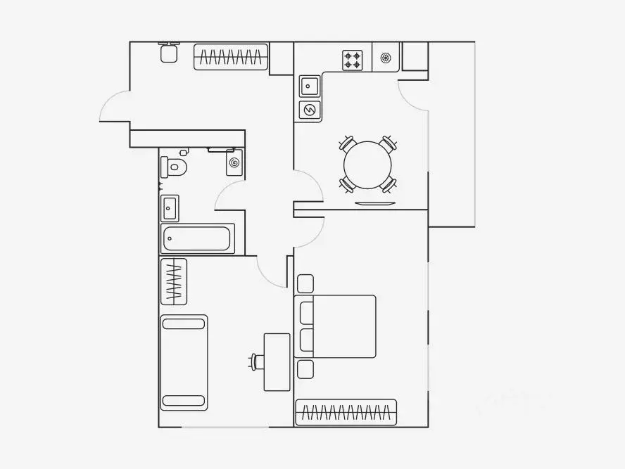2-к кв. Липецкая область, Липецк ул. М.И. Неделина, 4Д (53.0 м) - Фото 2
