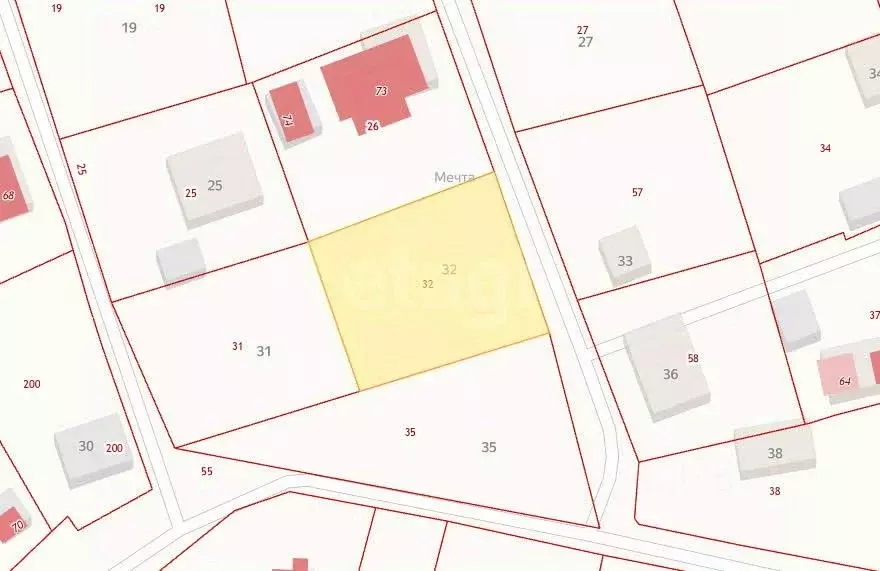 Участок в Свердловская область, Екатеринбург Мечта СНТ, 32 (8.73 сот.) - Фото 1