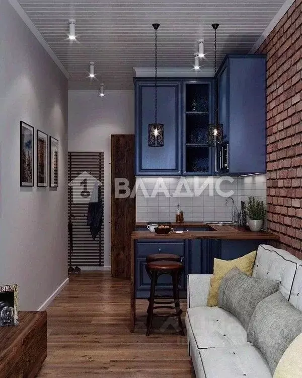 Студия Рязанская область, Рязань ул. Александра Полина, 3 (19.55 м) - Фото 1