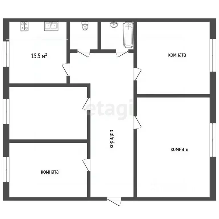 Комната Московская область, Красногорск Пионерская ул., 2 (15.5 м) - Фото 2