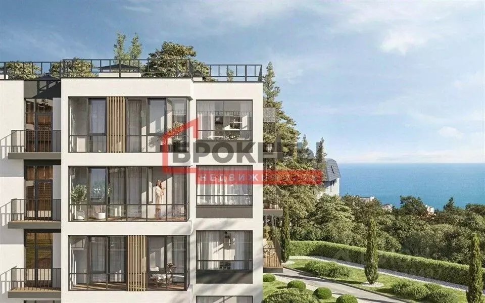 Студия Крым, Алупка ш. Севастопольское, 6Ак1 (38.3 м) - Фото 2