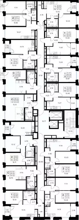 1-к кв. Мурманская область, Мурманск Долина Уюта тер.,  (35.79 м) - Фото 2