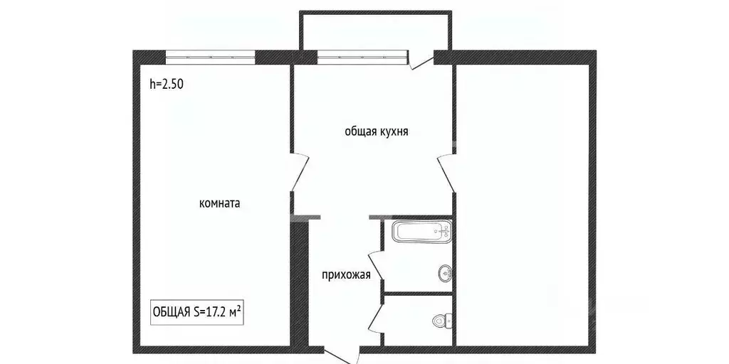 Комната Кемеровская область, Ленинск-Кузнецкий Топкинская ул., 6/3 ... - Фото 1