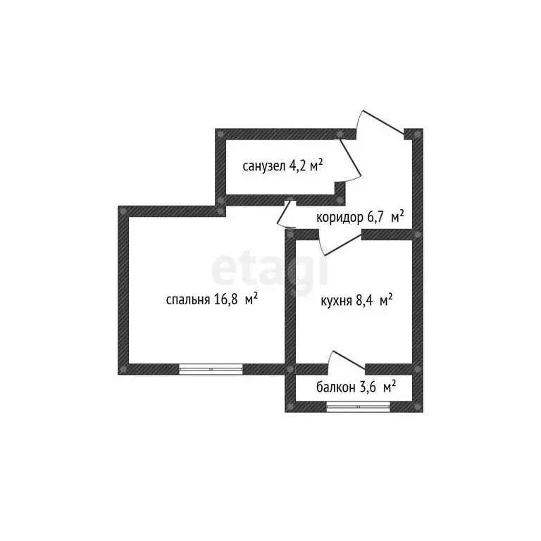 1-комнатная квартира: Новороссийск, улица Куникова, 5 (36.1 м) - Фото 0