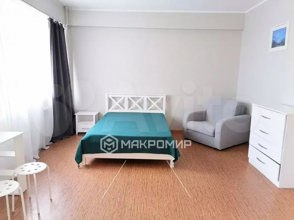 Квартира-студия, 43 м, 4/8 эт. - Фото 1