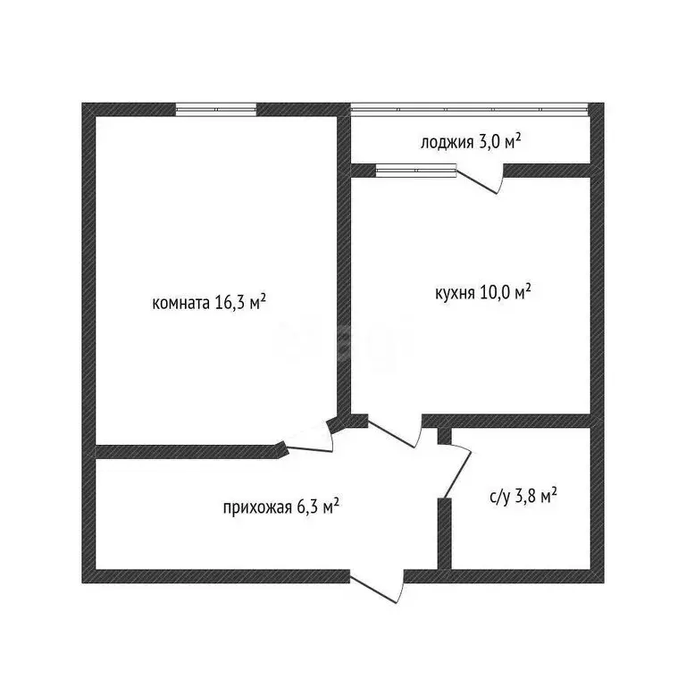1-комнатная квартира: Краснодар, улица им. Героя Сарабеева В.И., 5к1 ... - Фото 1