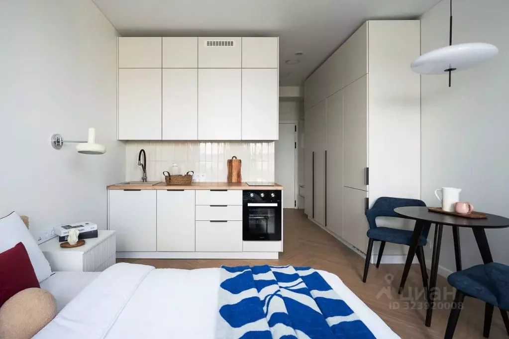 Студия Москва Старокоптевский пер., 4 (23.0 м) - Фото 2