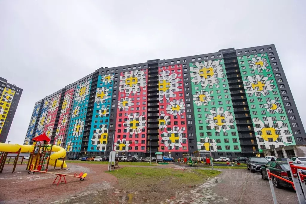 Студия Ленинградская область, Мурино Всеволожский район, ул. Шоссе в ... - Фото 1