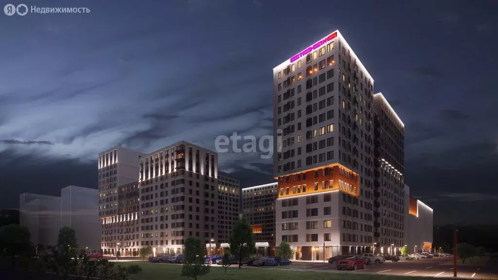 Квартира-студия: Тюмень, Интернациональная улица, 199к9 (17.8 м) - Фото 2