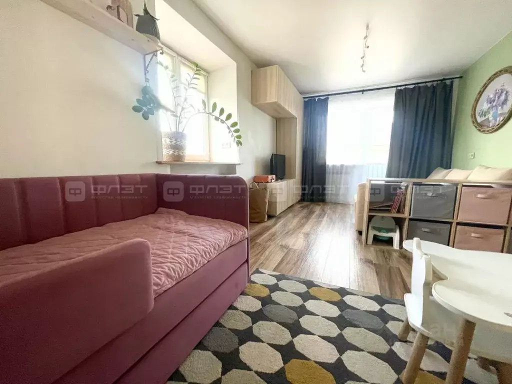1-к кв. Татарстан, Казань ул. Академика Королева, 45 (31.2 м) - Фото 1
