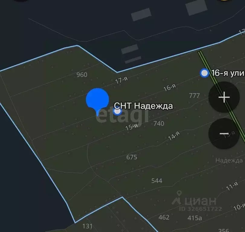 Участок в Алтайский край, Первомайский район, Надежда СНТ ул. 16-я, ... - Фото 2