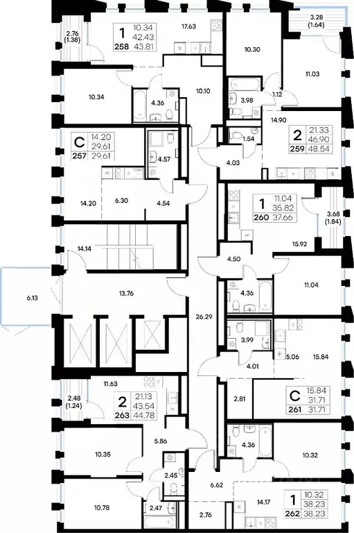 1-к кв. Татарстан, Казань ул. Профессора Мухамедьярова (38.23 м) - Фото 2