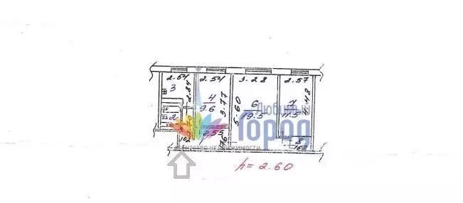 3-к кв. Кемеровская область, Новокузнецк ул. Кузнецова, 29 (58.2 м) - Фото 1