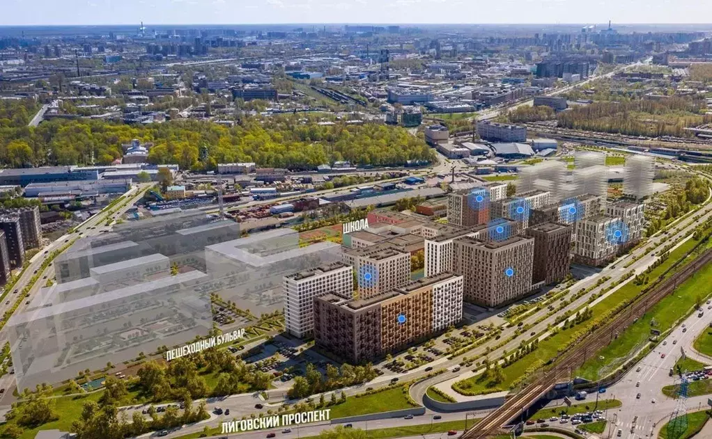 2-к кв. Санкт-Петербург Лиговский просп., 242 (45.7 м) - Фото 1