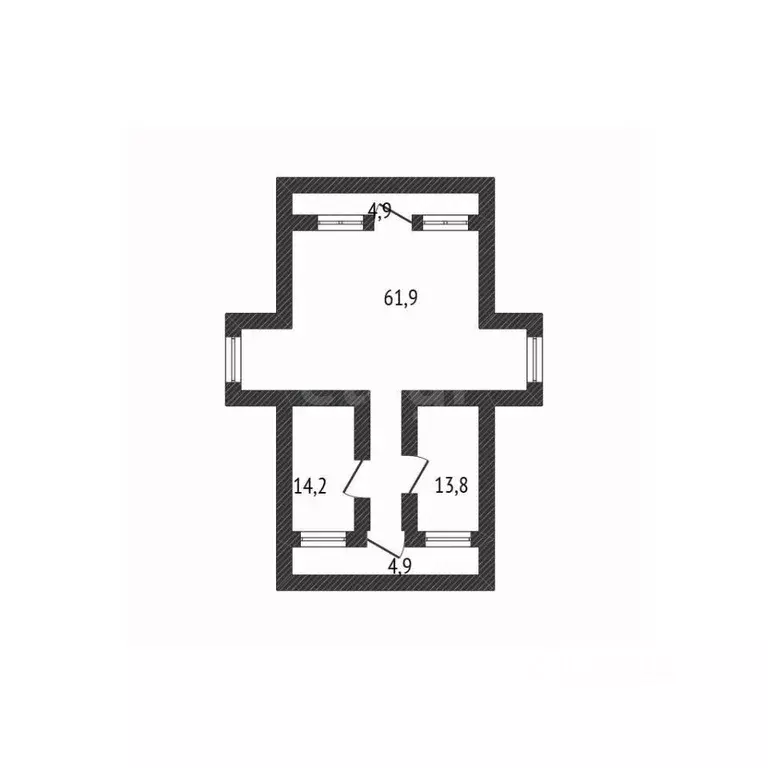 Дом в Белгородская область, Ровеньский район, Верхнесеребрянское ... - Фото 2