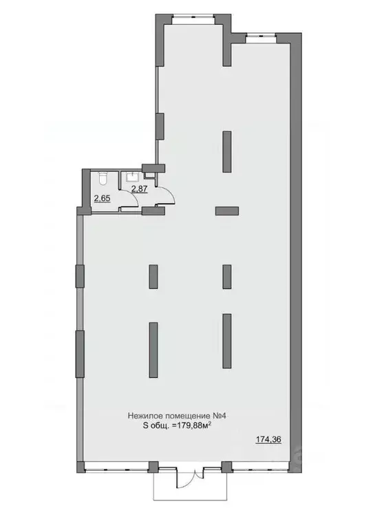 Офис в Саратовская область, Саратов ул. Имени Н.В. Кузнецова, 1 (180 ... - Фото 1